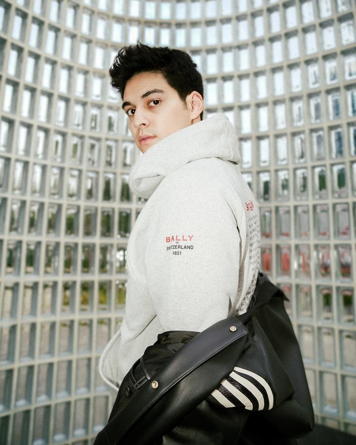 Instagram post by @bouttier_maxime for Bally. Caption reads: [...] in the city, found in style. 🏙️ Thanks,....