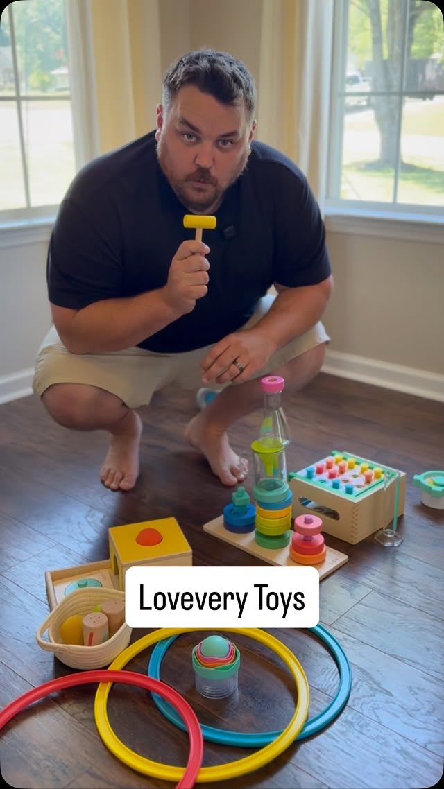Instagram post by @jgpunfiltered for Lovevery. Caption reads: [...] and your kids will actually use! #Lovevery....
