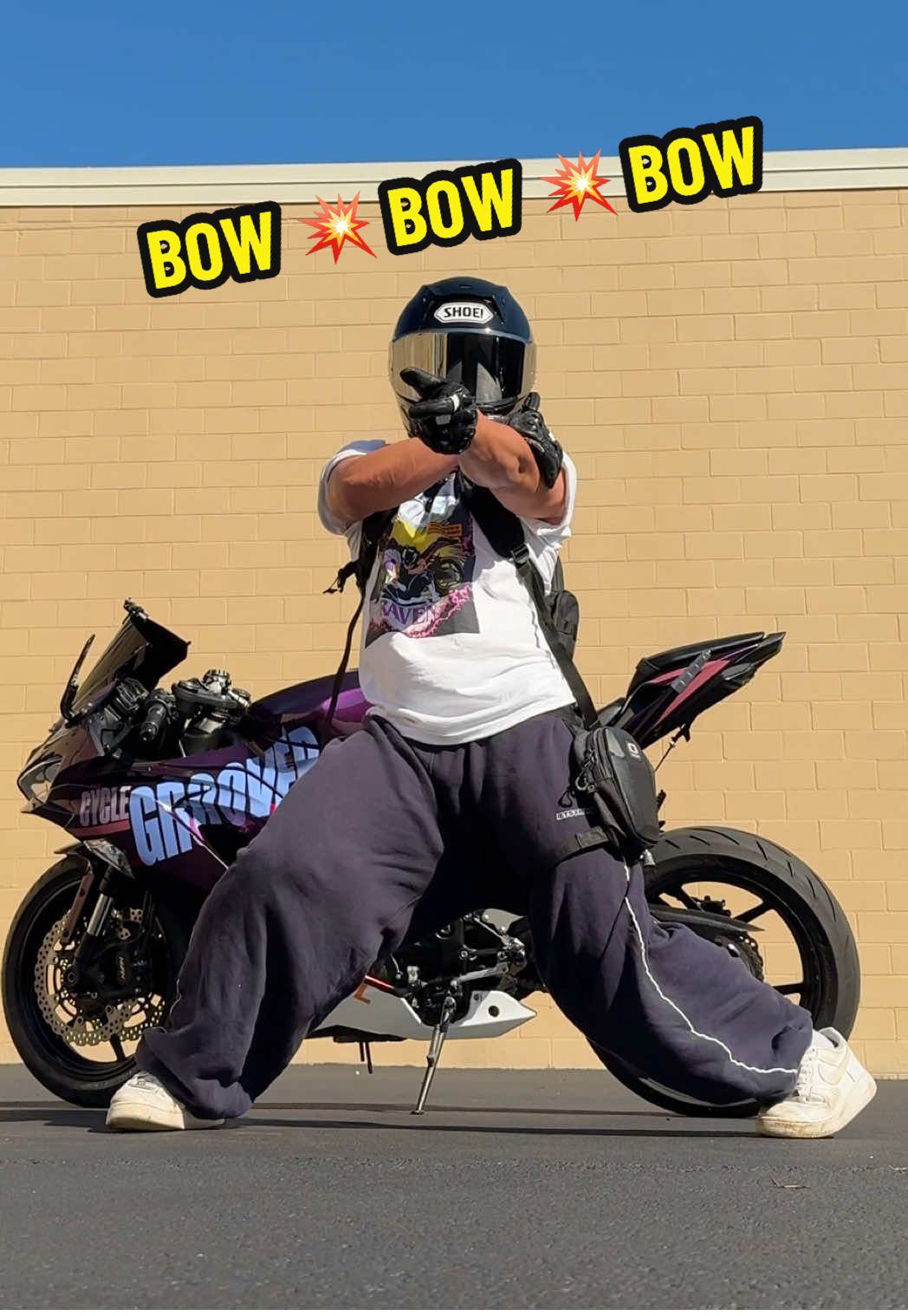 TikTok post by @cyclegroover for Monster Fairings. Caption reads: Replying to @♡𝐿𝐸𝐴𝐻♡ Notice anything new 👀....