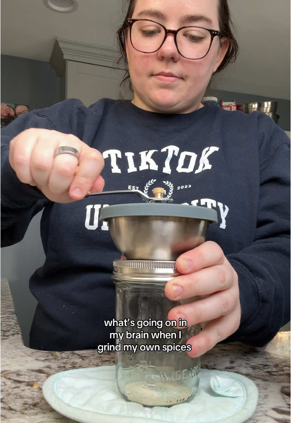 TikTok post by @livingplanetfriendly for Mason Jar Lifestyle. Caption reads: You probably already know I love @Mason Jar....