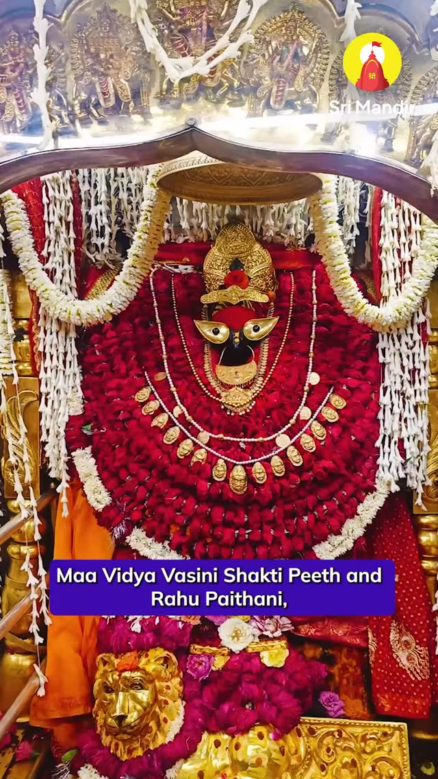 Instagram post by @mr.mugwack for Sri Mandir. Caption reads: Jai Mata Di
Shardiya Navratri – 22nd September....