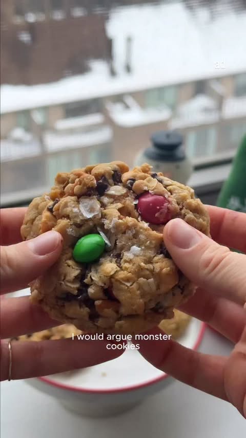 Instagram post by @betterbakeskitchen for Amazon Fresh. Caption reads: did somebody say HOLIDAY MONSTER....