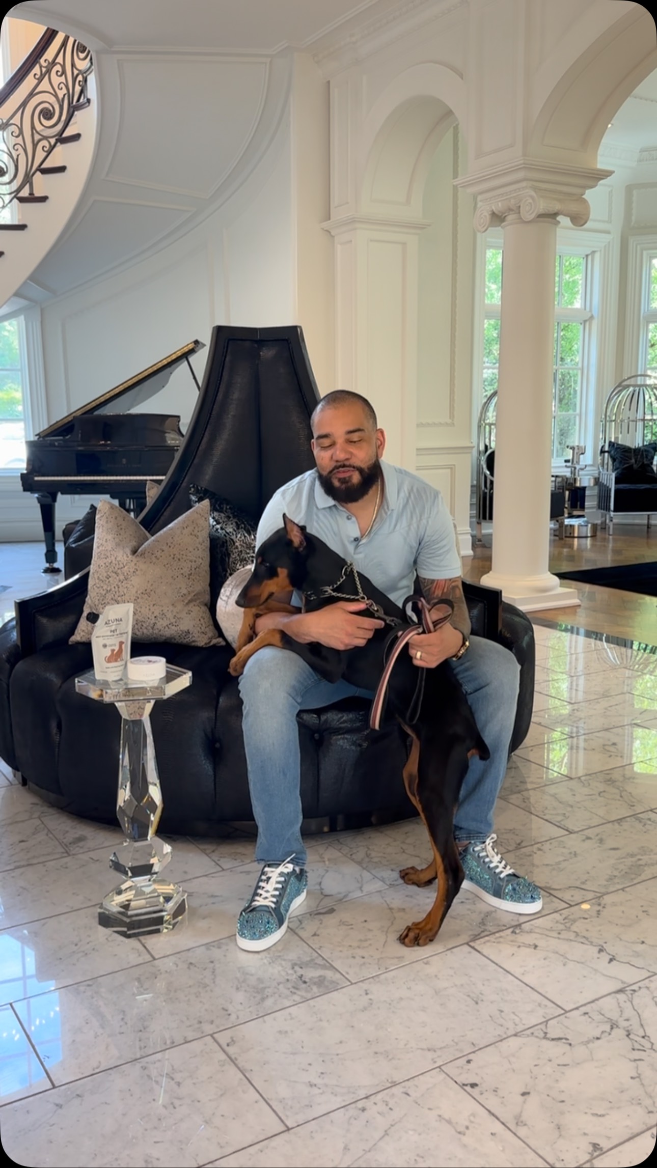 Instagram post by @djenvy for Azuna. Caption reads: [...] They’re not for us. 
What IS for us is Azuna....