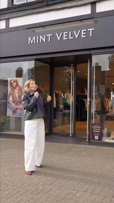 Instagram post by @inpolife for MINT VELVET. Caption reads: AD I popped in to @mintvelvet to take a look at....