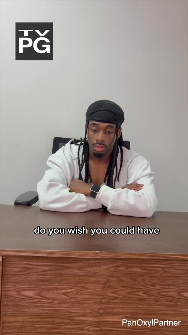 Instagram post by @8illy for PanOxyl. Caption reads: now i have clear skin and you can too! buy....