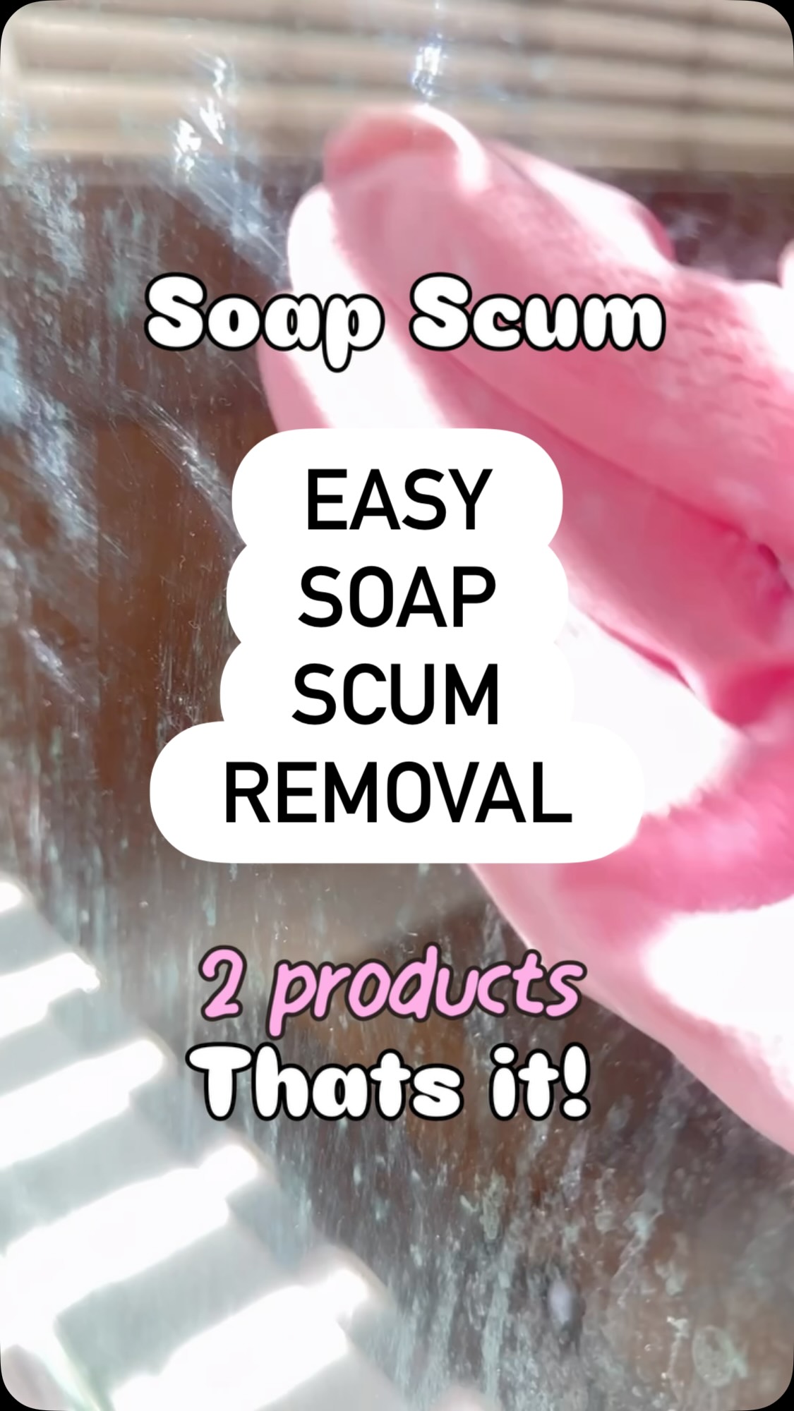 Instagram post by @cleansnob for Seventh Generation. Caption reads: Easy & natural way to remove soap scum ⤵️

You....