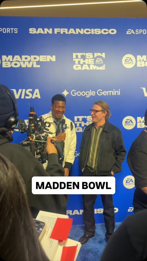 Instagram post by @joeymulinaro for EA SPORTS. Caption reads: [...] at the #MaddenBowl! It’s in the game....