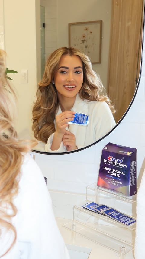 Instagram post by @xoxosantana for Crest. Caption reads: [...] Got everything I needed from @Target ✨....