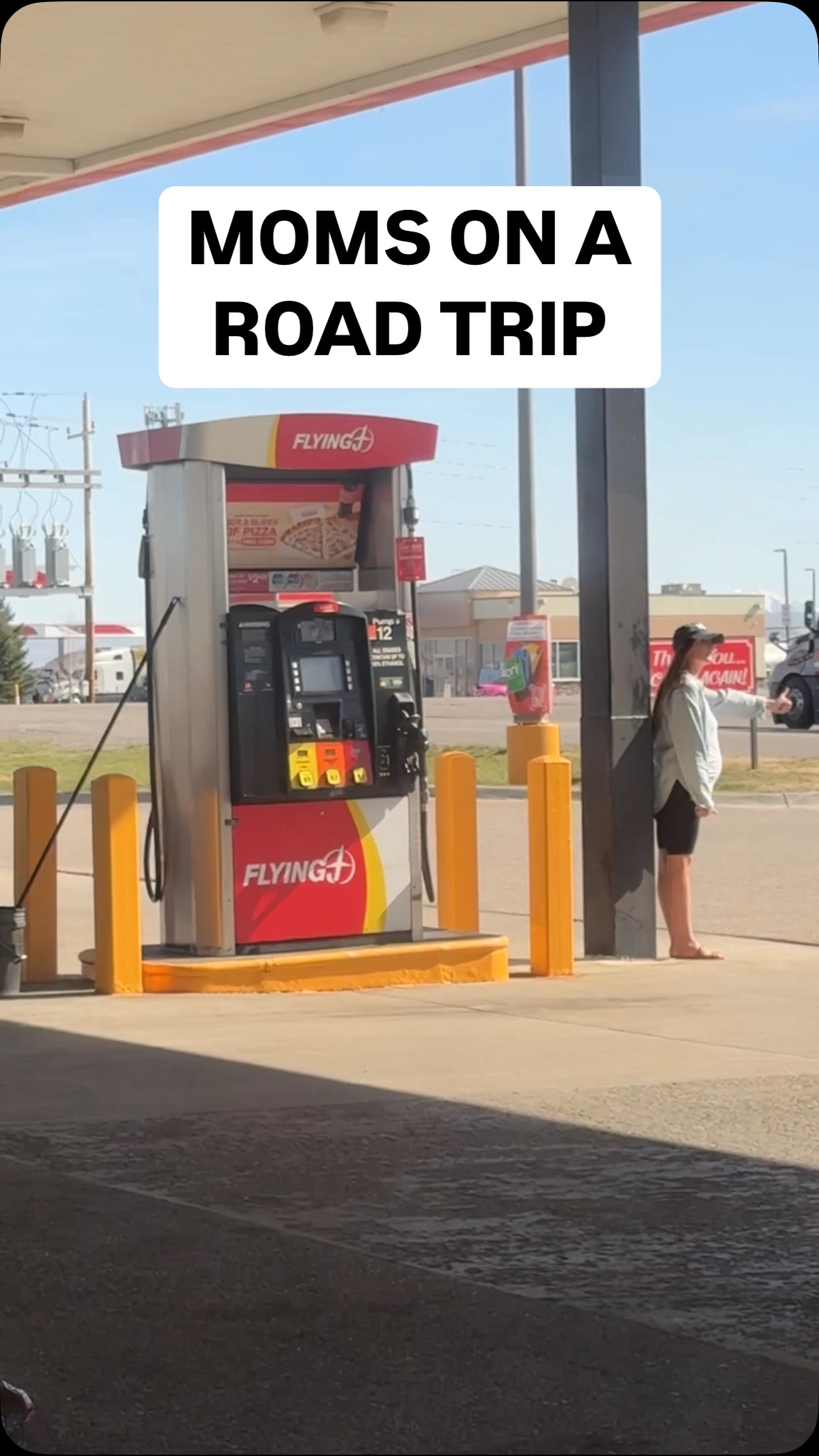 Instagram post by @thejurgys for Pilot Flying J. Caption reads: To the moms packing the snacks, coordinating potty....