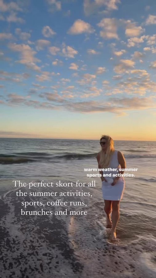 Instagram post by @beckyfkeller for RBX Active. Caption reads: [...] to wear this all spring and summer #ad....