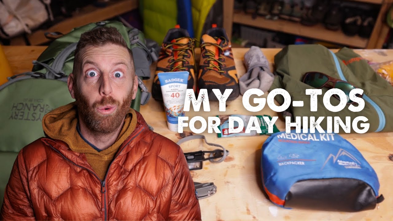 YouTube post by @BackpackingTV for Wiley X. Caption reads: New to Hiking? Don't Go Anywhere Without These....