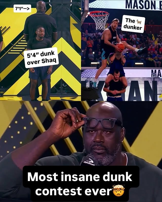 Instagram post by @shaq for House of Highlights. Caption reads: @shaq‘s Dunkman is bringing dunking back.....
