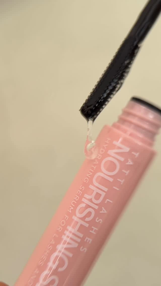 Instagram post by @_jamielong_ for TATTI LASHES. Caption reads: ✨ Tatti Lashes Nourishing Serum ✨
Hydrating,....