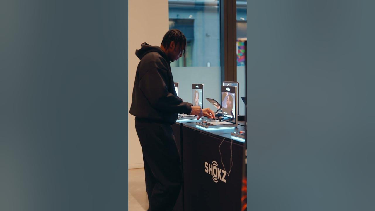 YouTube post by @ShevonSalmon for Shokz. Caption reads: Shokz Invited Me to NYC... Here's What I Saw!.