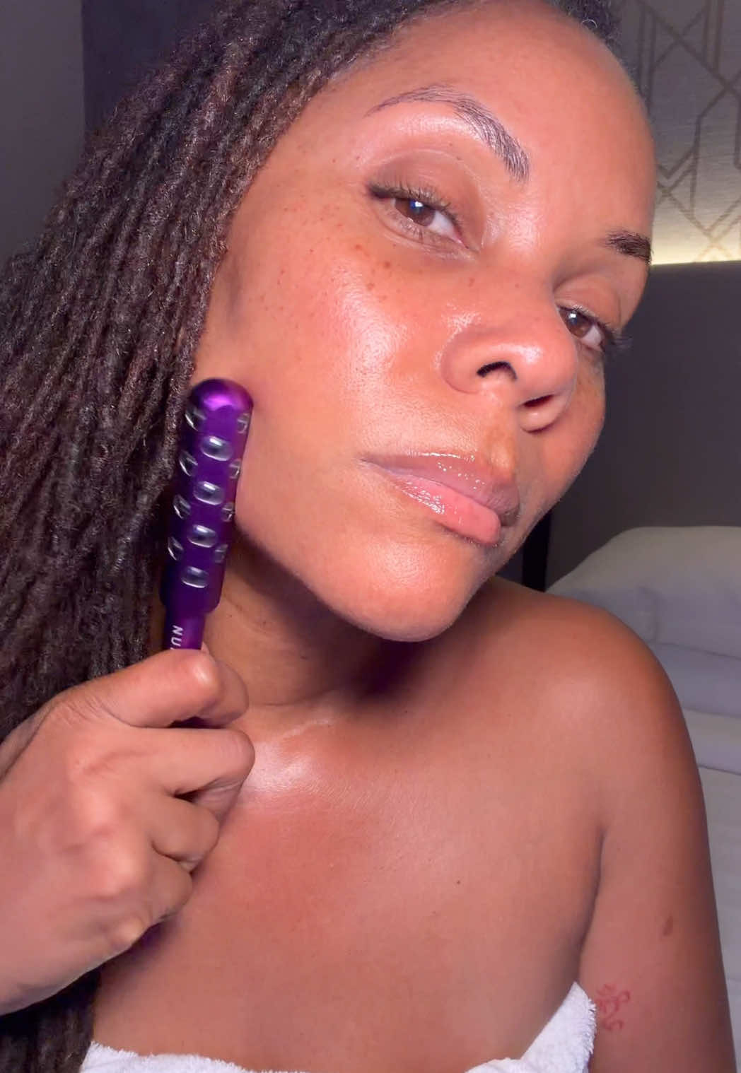 TikTok post by @beachbumwisdom for Nurse Jamie. Caption reads: @Nurse Jamie Massaging Beauty Roller is an [...].