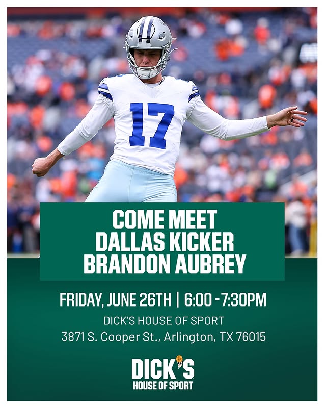 Instagram post by @baubs10 for DICK'S Sporting Goods. Caption reads: [...] meet me and check out the store!....
