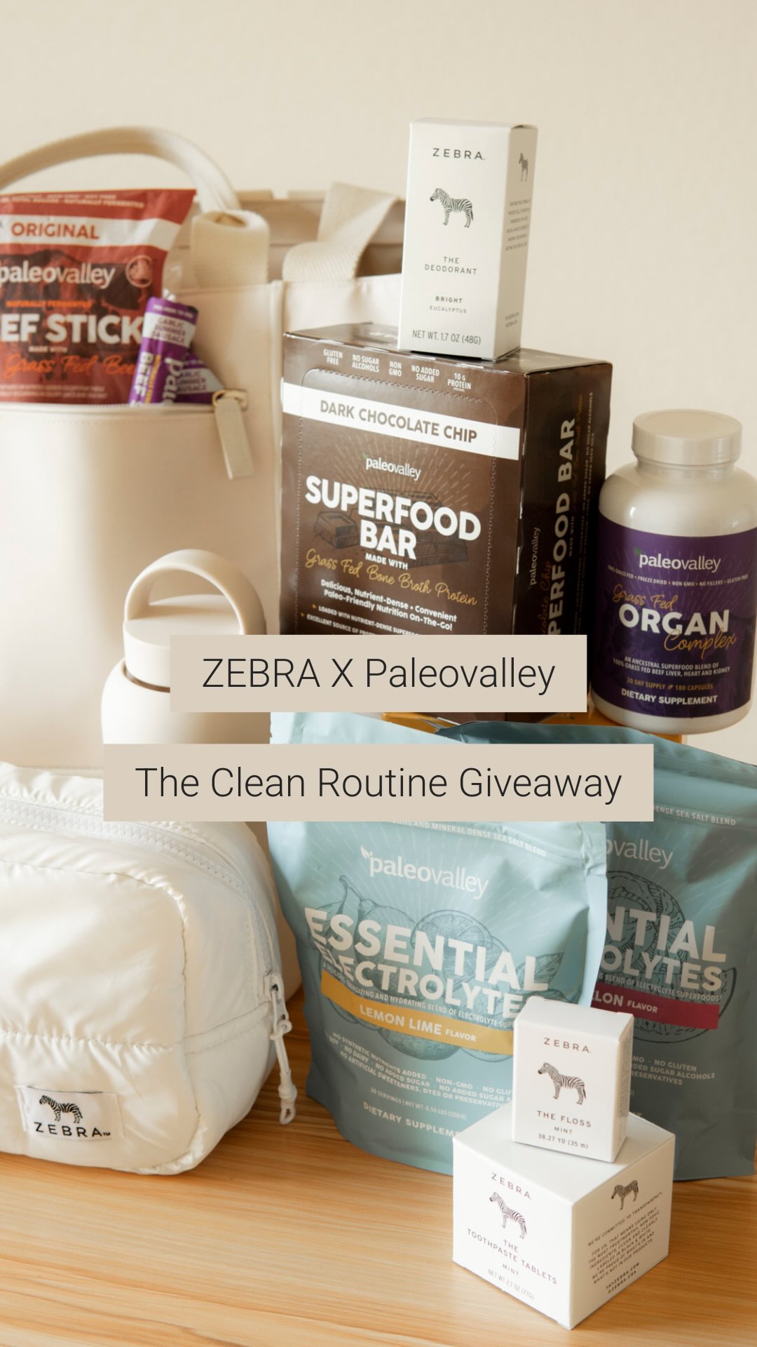 Instagram post by @zebra.usa for Paleovalley. Caption reads: Your daily essentials, redefined.
We’ve teamed up....