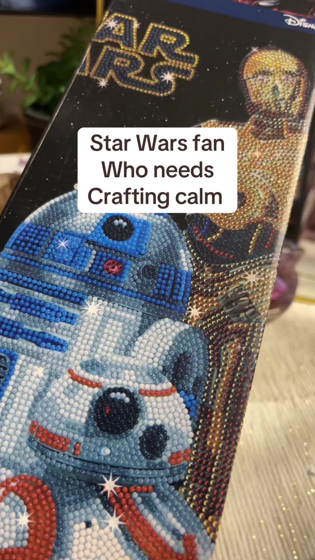 TikTok post by @calmcreatives for Craft Buddy. Caption reads: [...] fan or crafter this is a a amazing craft....