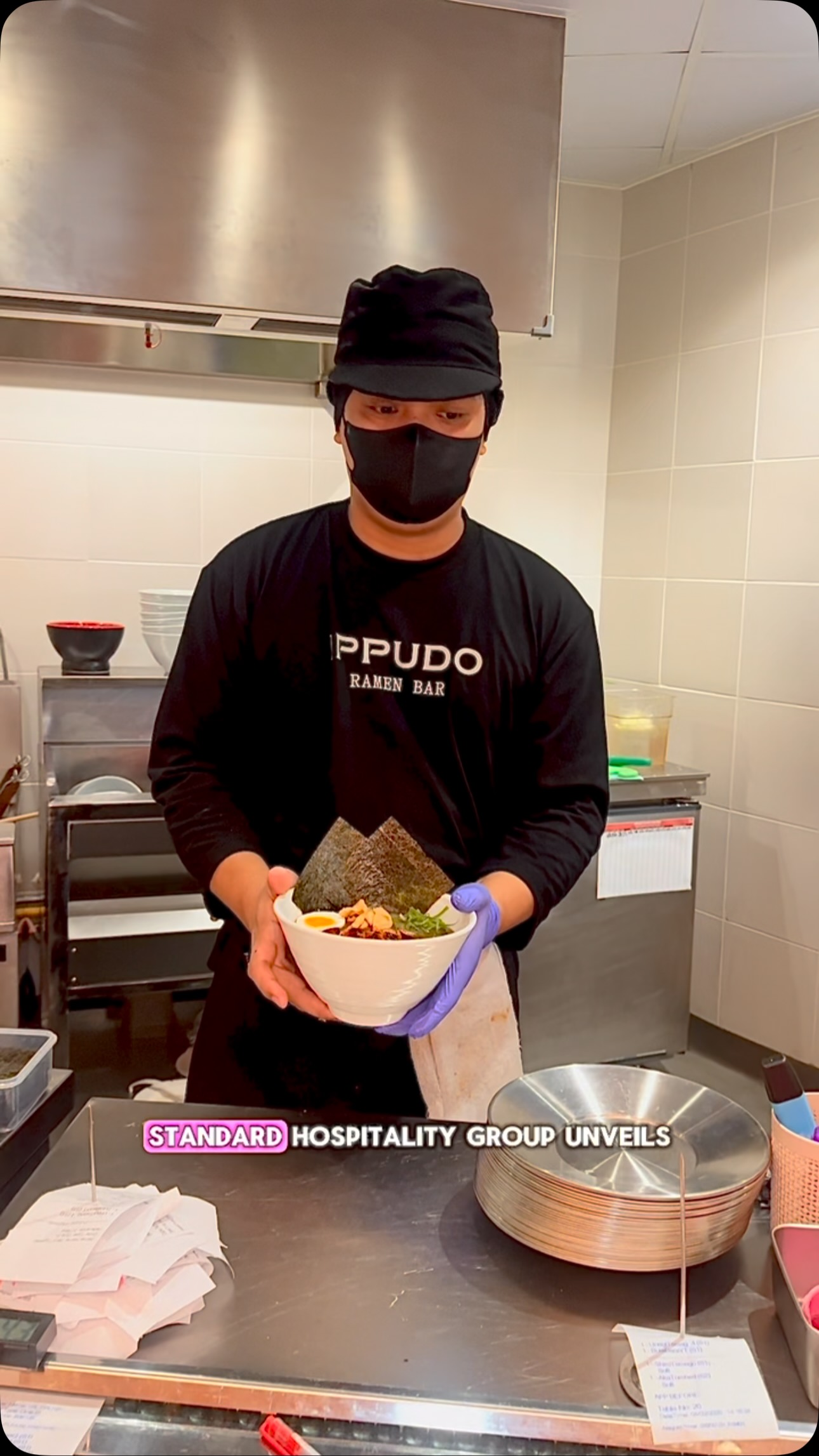 Instagram post by @chefbeng for Ippudo. Caption reads: [...] their new dining concept, the New @ippudoph....