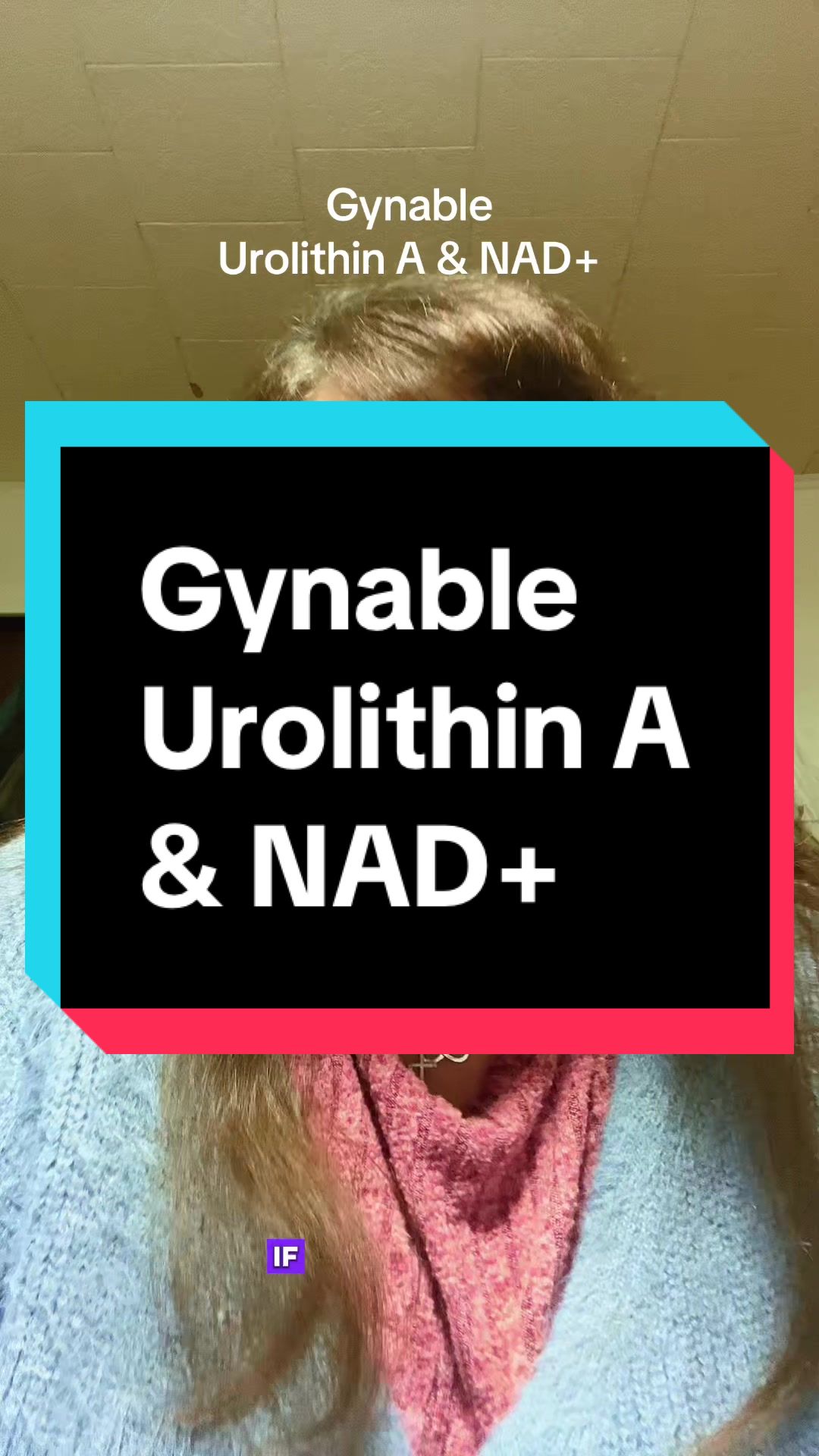 TikTok post by @withlovetammy for Gynable. Caption reads: [...] #nad #pqq #resveratrol #supplement @Gynable....