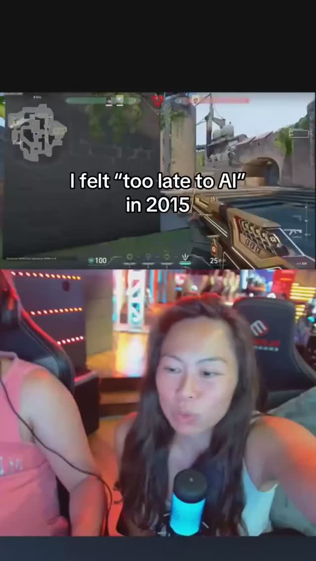 Instagram post by @sabrina_ramonov for HyperX. Caption reads: Comment 'Sabrina' to get FREE AI prompts, courses,....