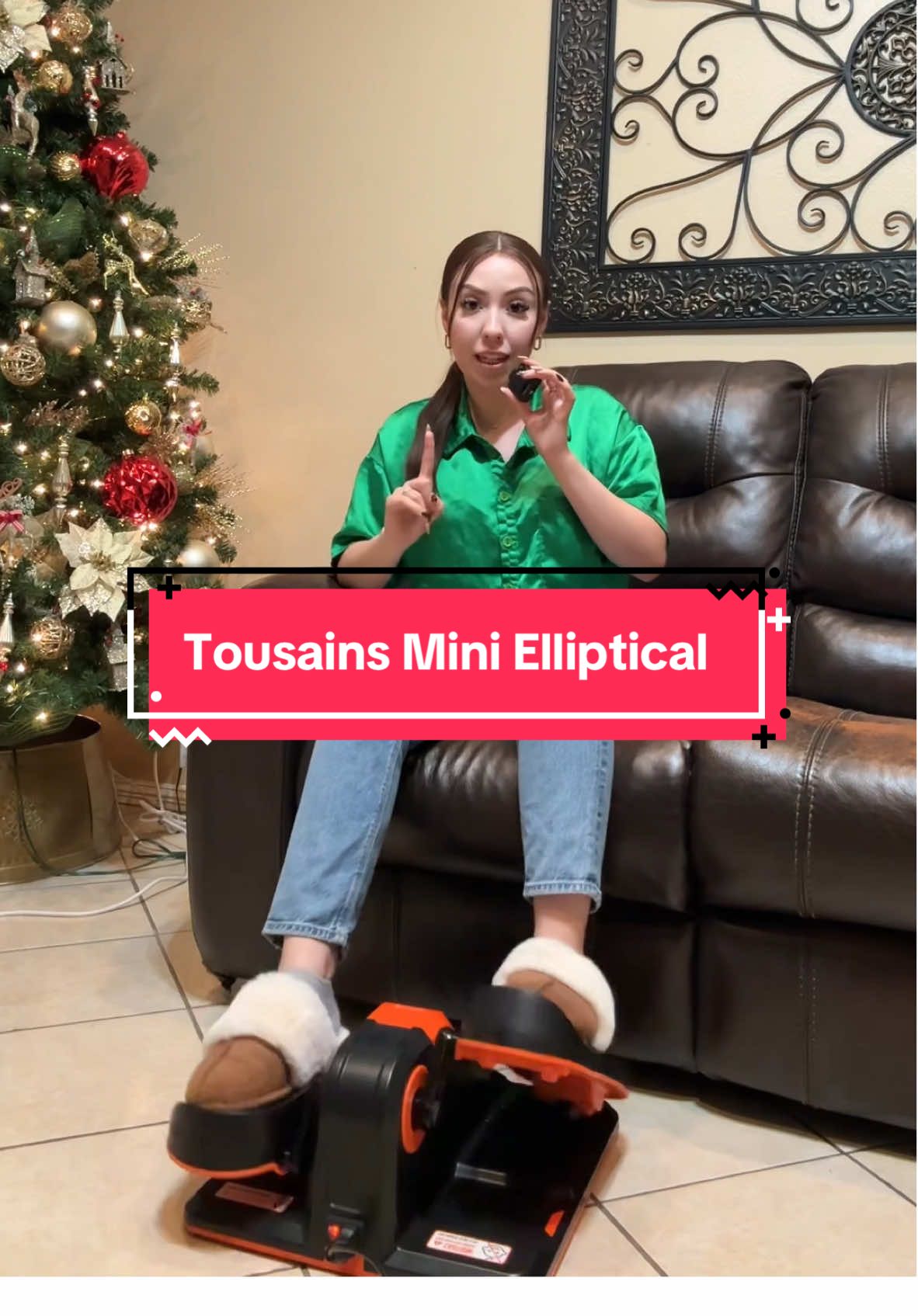 TikTok post by @jaslinecuata for TOUSAINS. Caption reads: @TOUSAINS I dont have to walk outside anymore 😌....