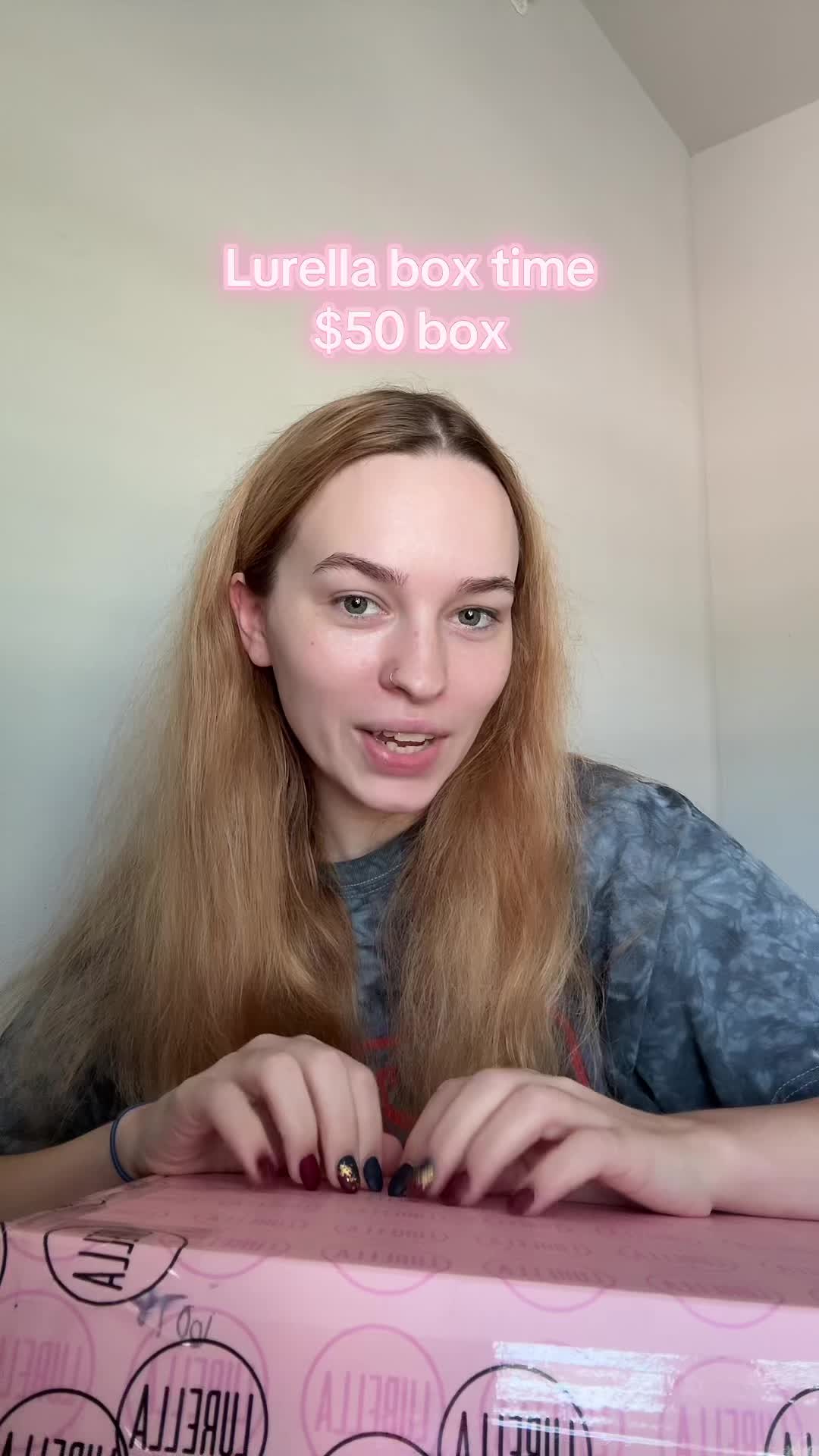 TikTok post by @paisleysplace for Lurella Cosmetics. Caption reads: [...] too! Mine is the link with one box....