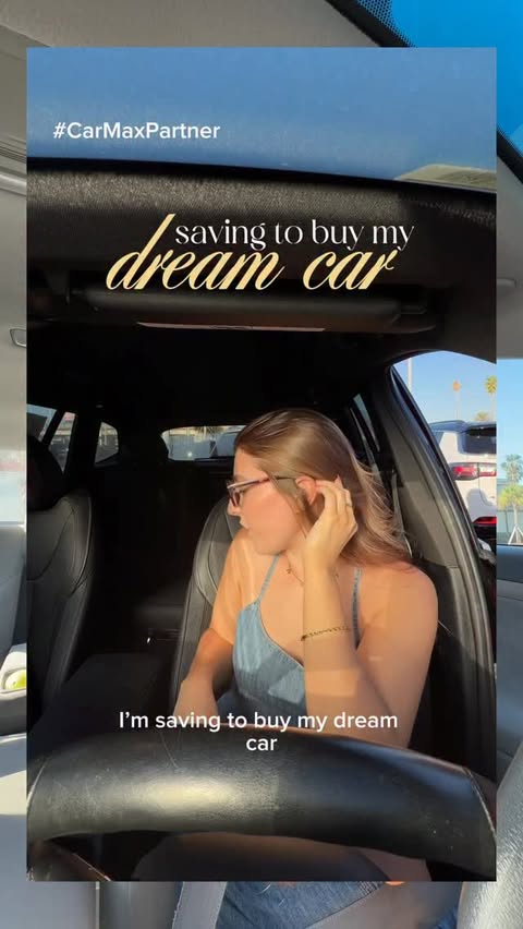 Instagram post by @gracelemire for CarMax. Caption reads: #Sponsored @carmax How I’m thinking through saving....