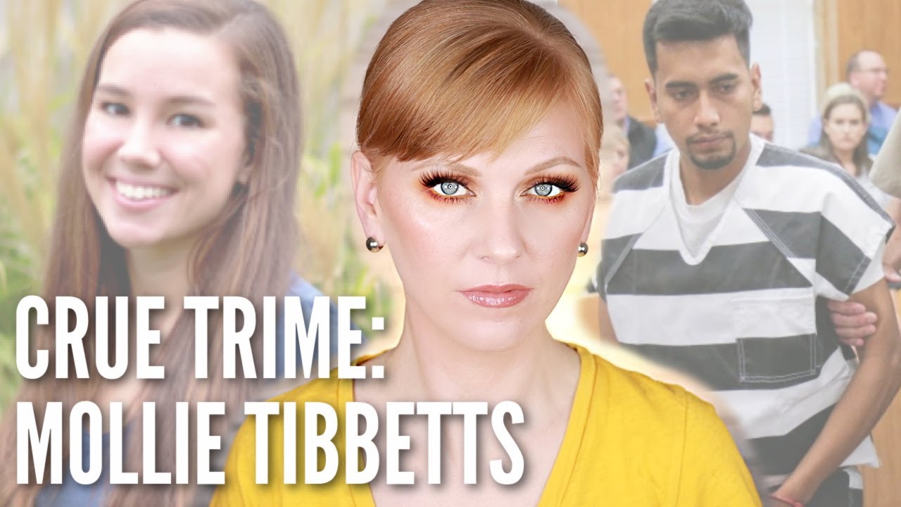 YouTube post by @BetterOffRed for Alamar Cosmetics. Caption reads: MOLLIE TIBBETTS | CRUE TRIME | BETTER OFF RED |....