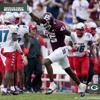 Instagram post by @edgerrin.cooper for American Family Insurance. Caption reads: A look at LB @edgerrin.cooper during his college....
