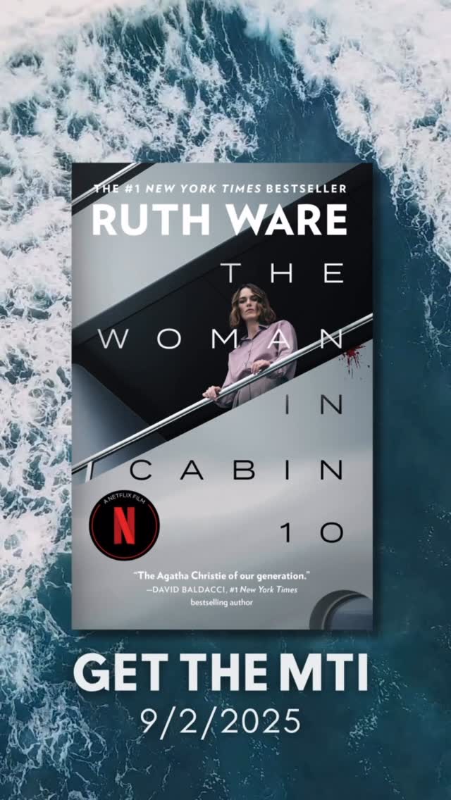 Instagram post by @ruthwarewriter for Goodreads. Caption reads: 📚🚢 COVER REVEAL 🚢📚

Ruth Ware fans, here’s....