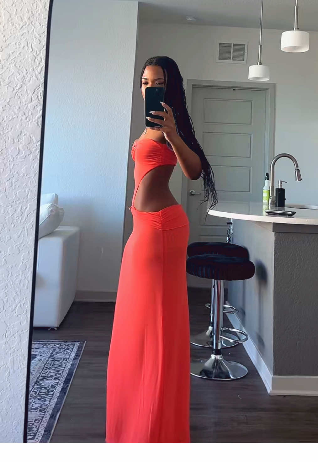 TikTok post by @ravenleeah for Tiger Mist. Caption reads: This dress is insane @Tiger Mist .