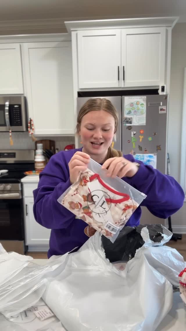 Instagram post by @leximaedennis for Caden Lane. Caption reads: Every year we order family Jammie’s from here and....