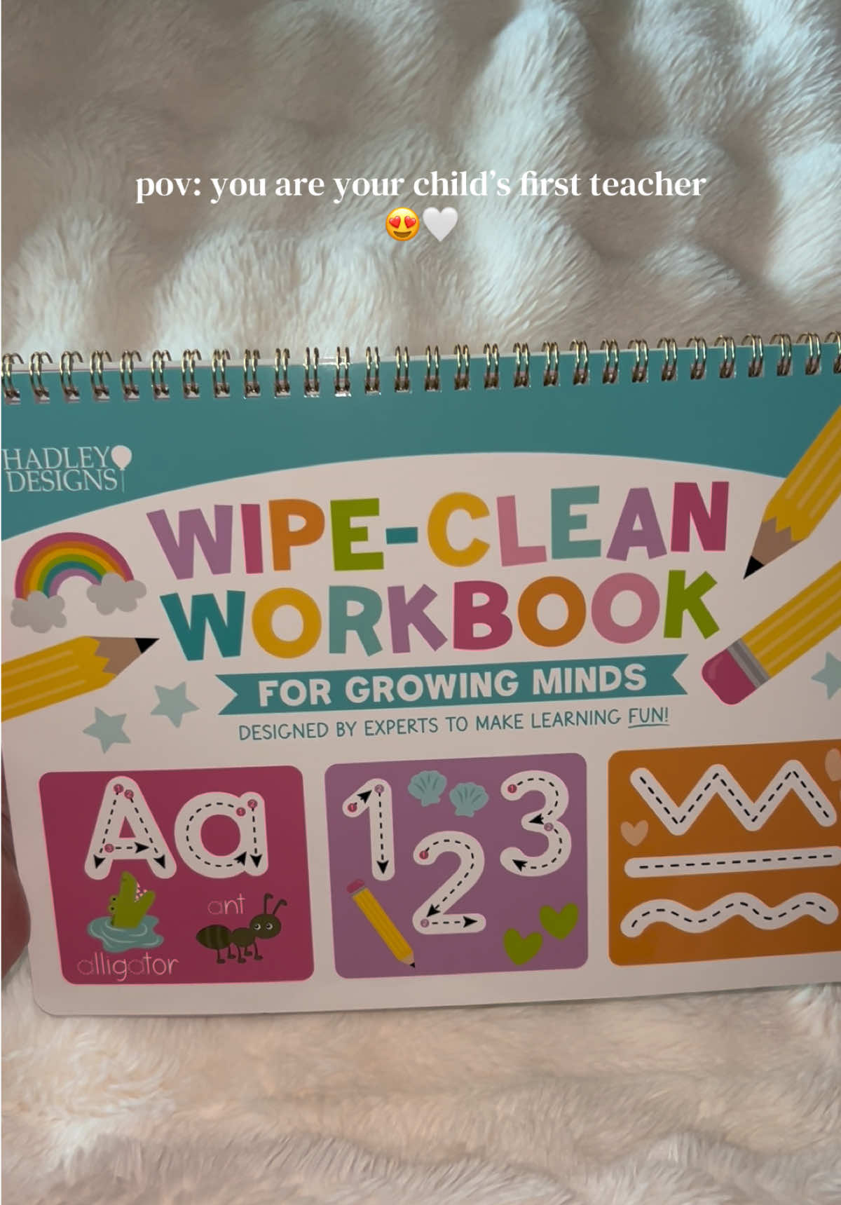 TikTok post by @cynnn627 for Hadley Designs. Caption reads: [...] more! My toddler is loving it!! 😍 @Hadley....