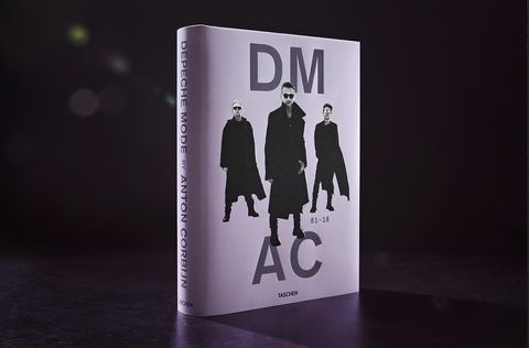Instagram post by @depechemode for TASCHEN. Caption reads: DM AC. May 25th, 2021. https://dpchm.de/dmacbook2.