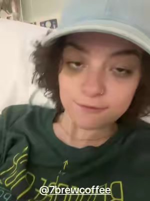 TikTok post by @jennasmemories for 7 Brew. Caption reads: maybe omw ho@E I’ll be able to get one.....