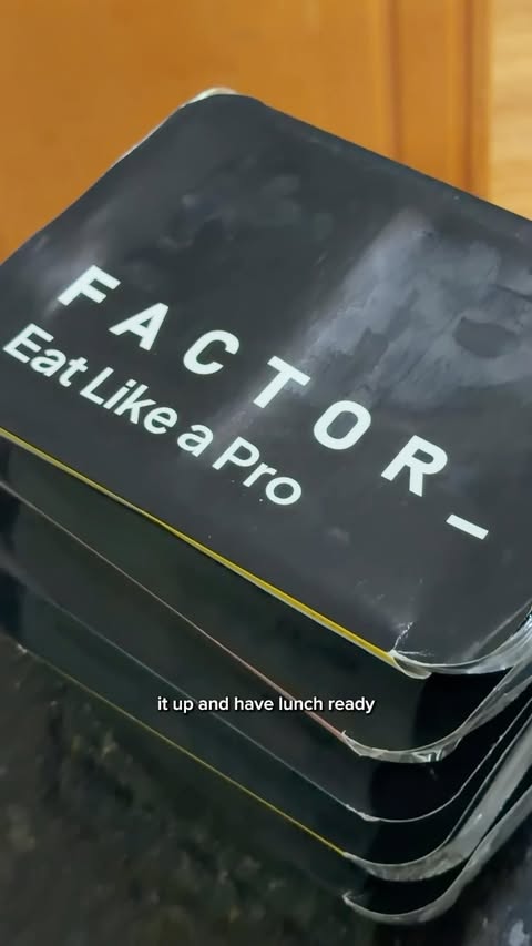 Instagram post by @colin.whelehan for Factor. Caption reads: [...] easiest meal of the day when I unbox my....