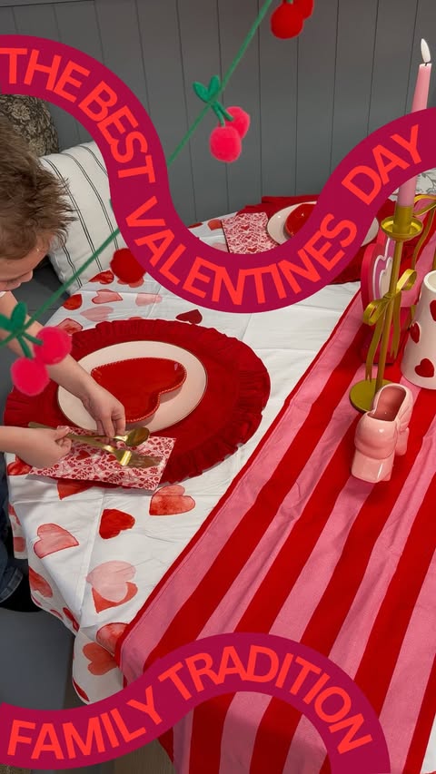 Instagram post by @sarahflipsit for Blue Apron. Caption reads: [...] this Valentine’s Day tradition with....