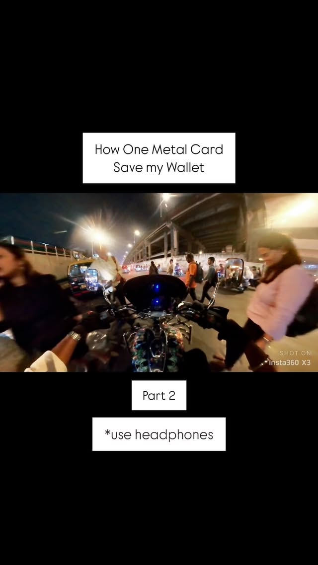 Instagram post by @themh101rider for OneCard. Caption reads: [...] My Wallet From Getting Stolen🥹😇....