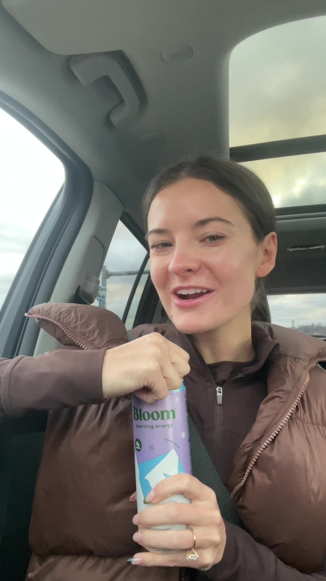 TikTok post by @brookehyland_1 for Elite Eleven Sporting. Caption reads: Turkey trot family ;)  @Bloom Nutrition....