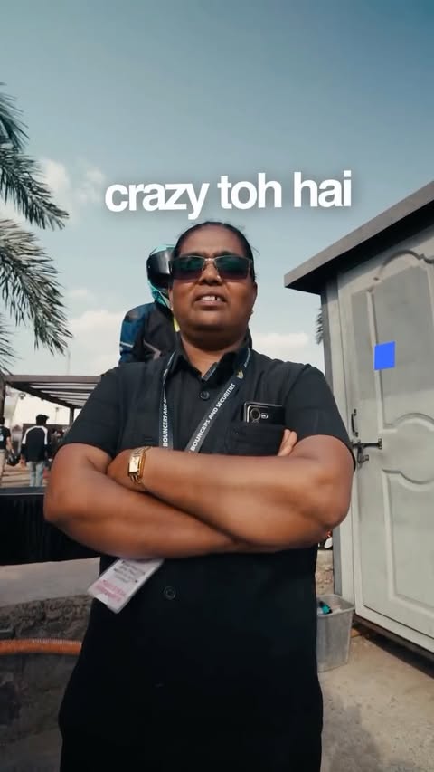 Instagram post by @shivansh.mov for Triumph Motorcycles. Caption reads: Crazy to hai My genuine reaction after exploring....