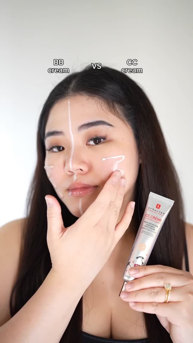 Instagram post by @jameline.h for Erborian. Caption reads: BB or CC? @erborian_usa 

✨ BB Crème: More....