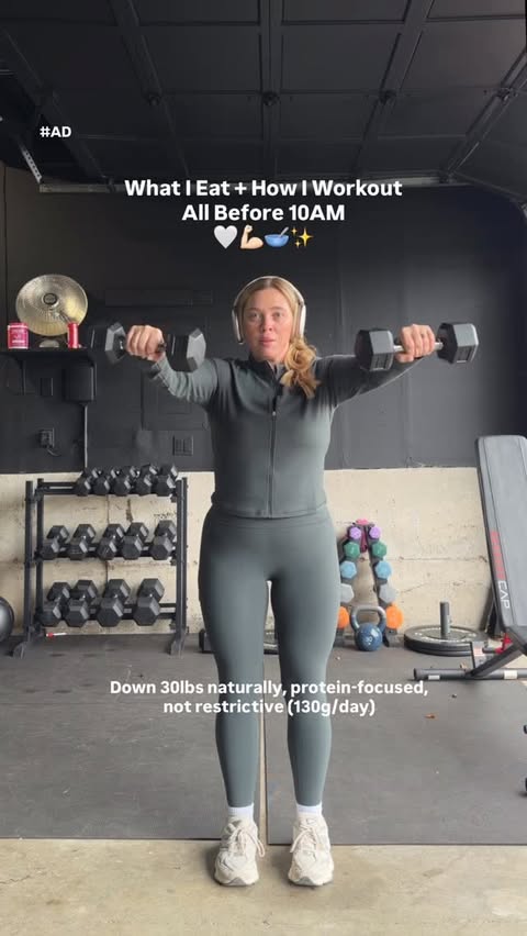 Instagram post by @shelbysaywhatblog for Ratio Food. Caption reads: Comment “ROUTINE” ✨ #AD | Partnering with....