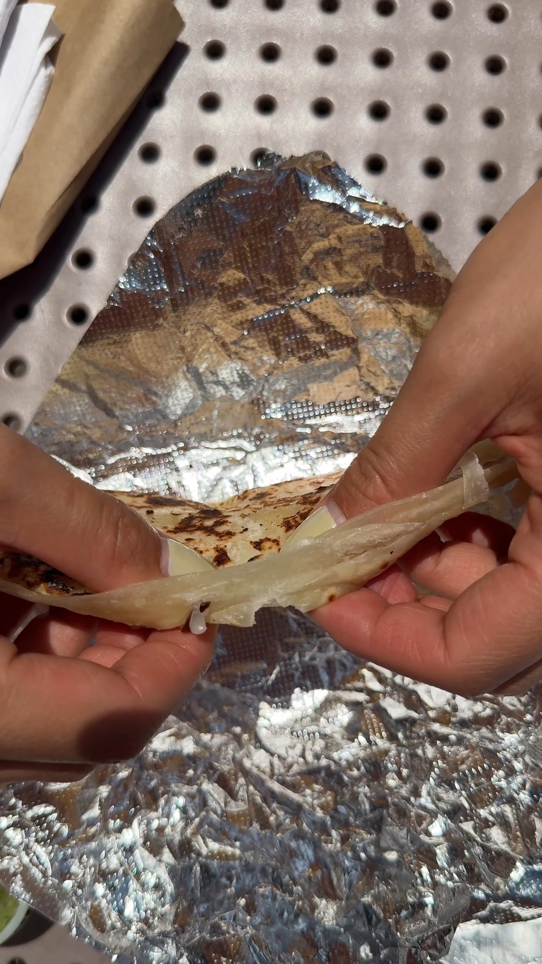 Instagram post by @careeseeats for Food52. Caption reads: NYC's best tortillas are at @bordertownbk - if you....