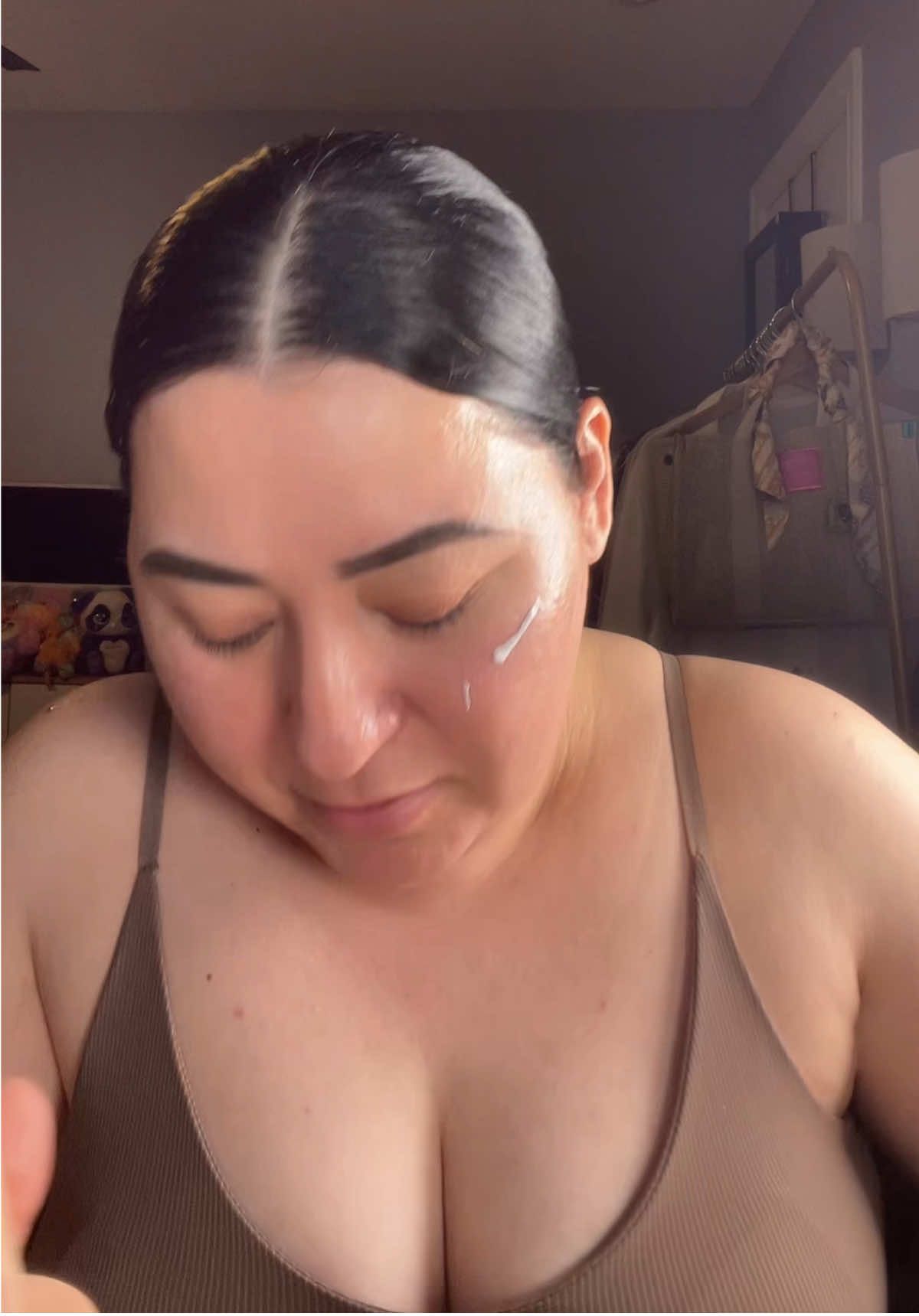 TikTok post by @celyii10 for Lakerain Beauty. Caption reads: 4 in 1 Foundation @lakerain beauty #makeup....