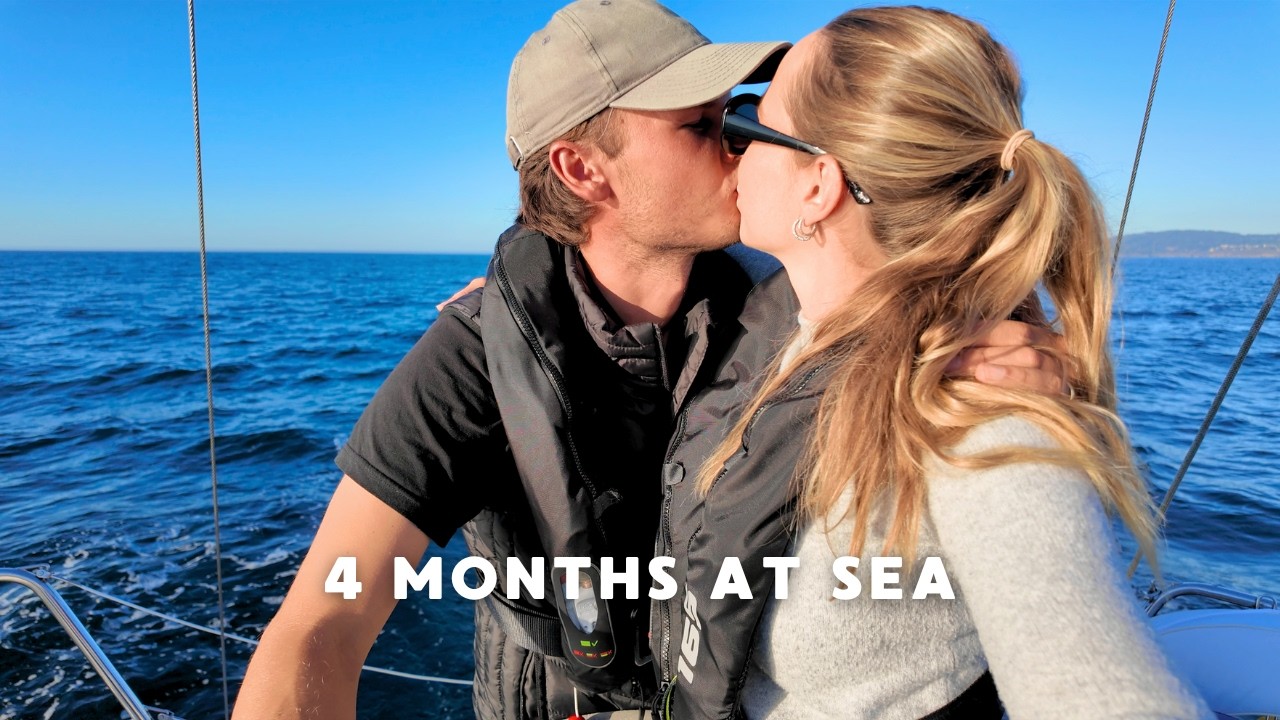 YouTube post by @SailAndDoxie for Heybike. Caption reads: Ending Our First Sailing Season in Spain | 4....