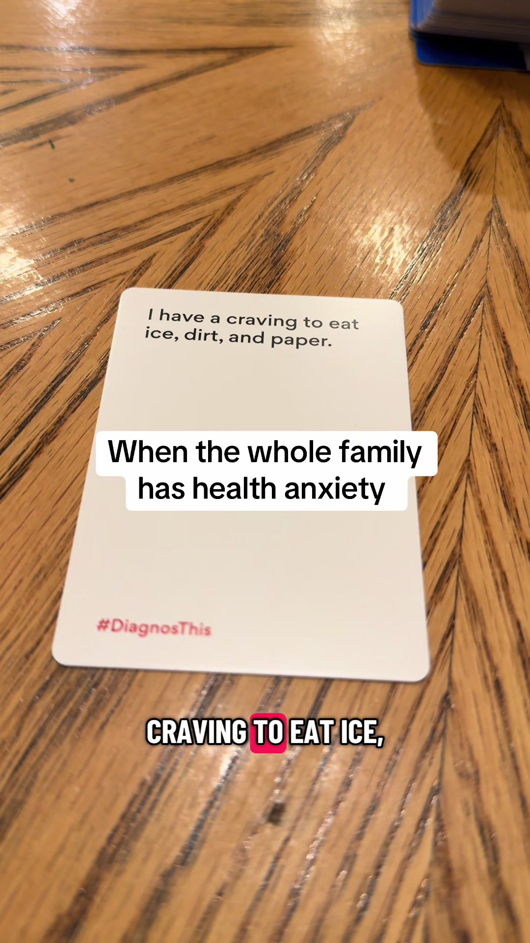 TikTok post by @beavz_ for Thrilly Games. Caption reads: @Thrilly Games #gamenight #sillygames #cardgames....