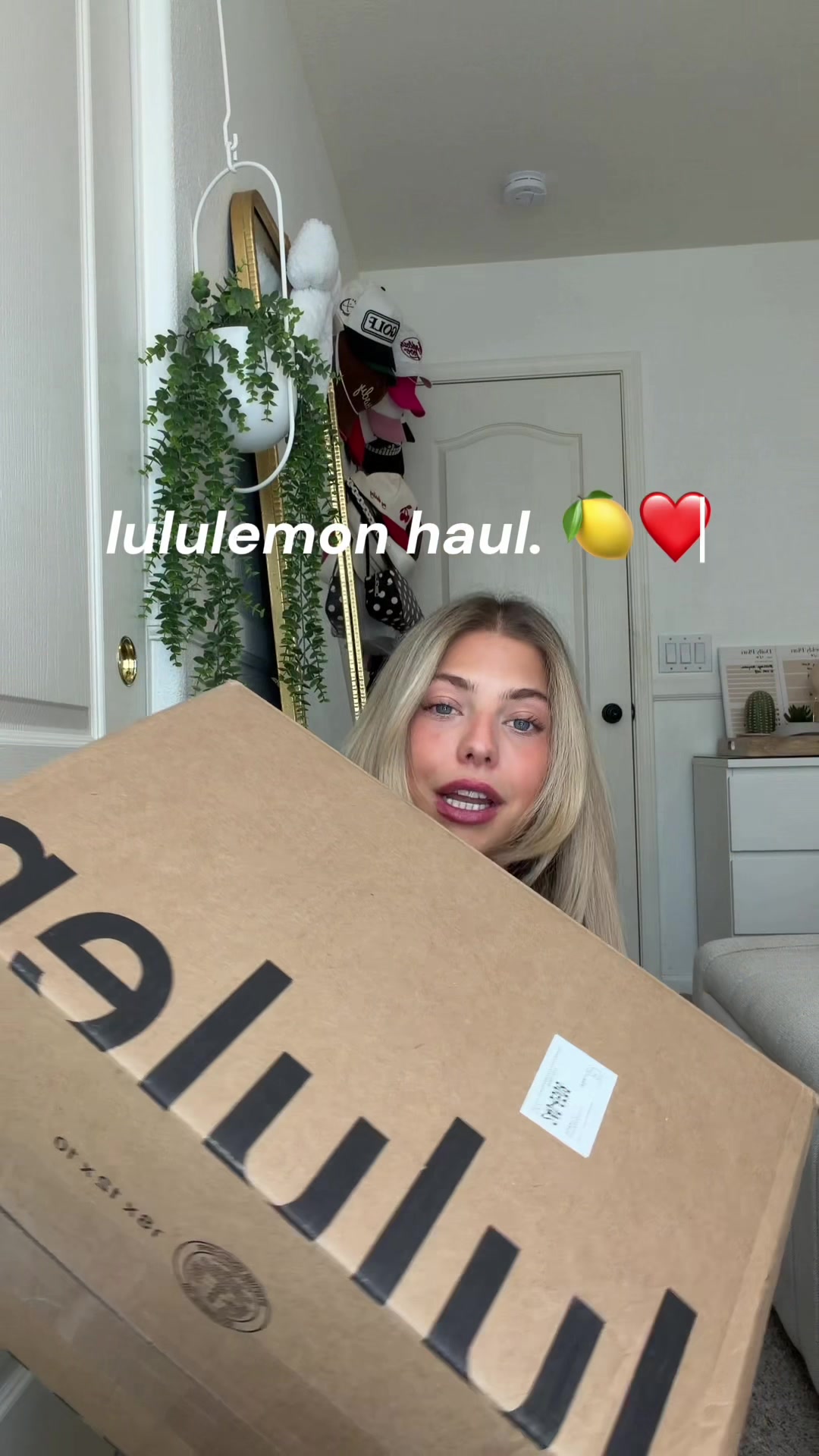 TikTok post by @adstring for lululemon. Caption reads: Sit back for this one… we got A LOT🍋❤️ @lululemon....