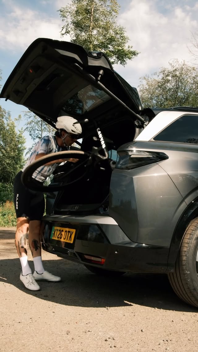 Instagram post by @mattt.j.f for Peugeot. Caption reads: Defining pleasure with @peugeotuk #ad Shot by....