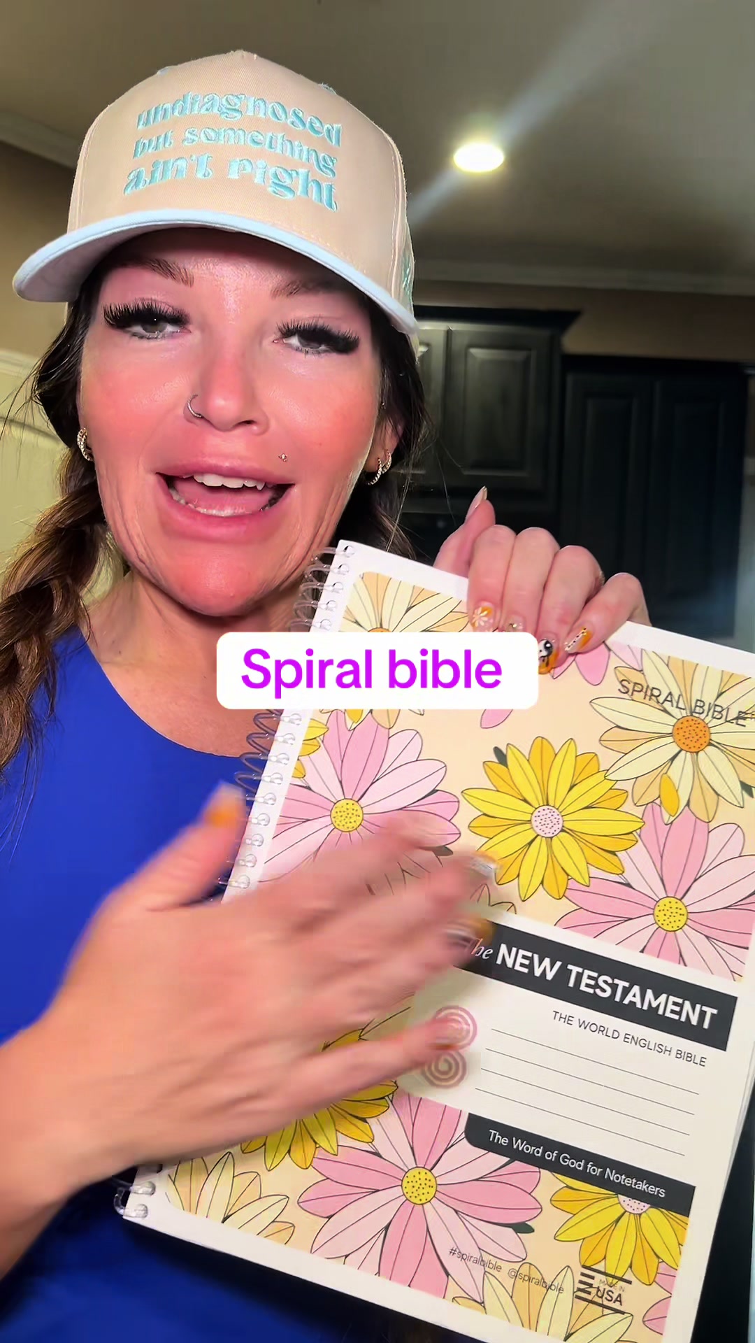 TikTok post by @katyfaye88 for Spiral Bible. Caption reads: @SpiralBible bible for note takers 📝 #bible [...].